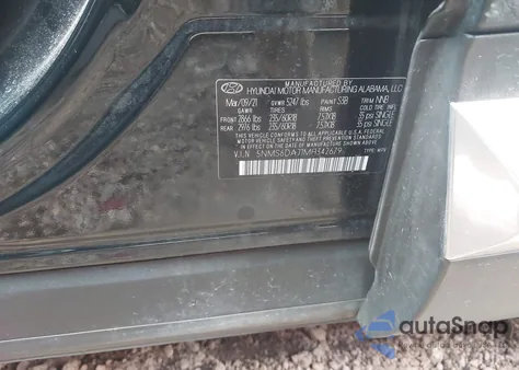 2021 Hyundai Santa Fe Sel from USA, damaged, VIN 5NMS6DAJ1MH342679